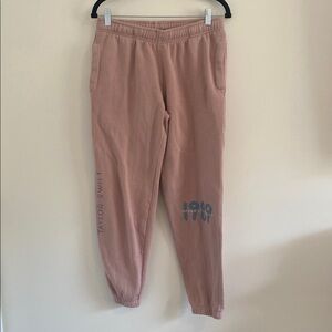 Taylor Swift 1989 (TAYLOR'S VERSION) Pink Jogger Sweatpants size Small